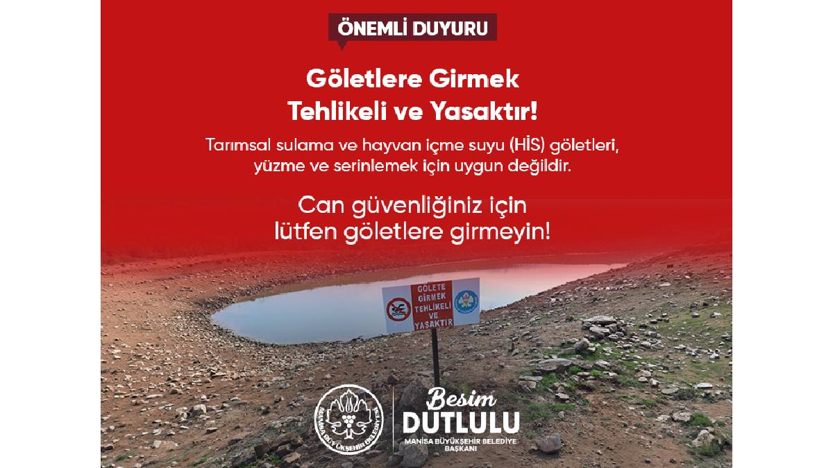 Büyükşehir’den hayati uyarı