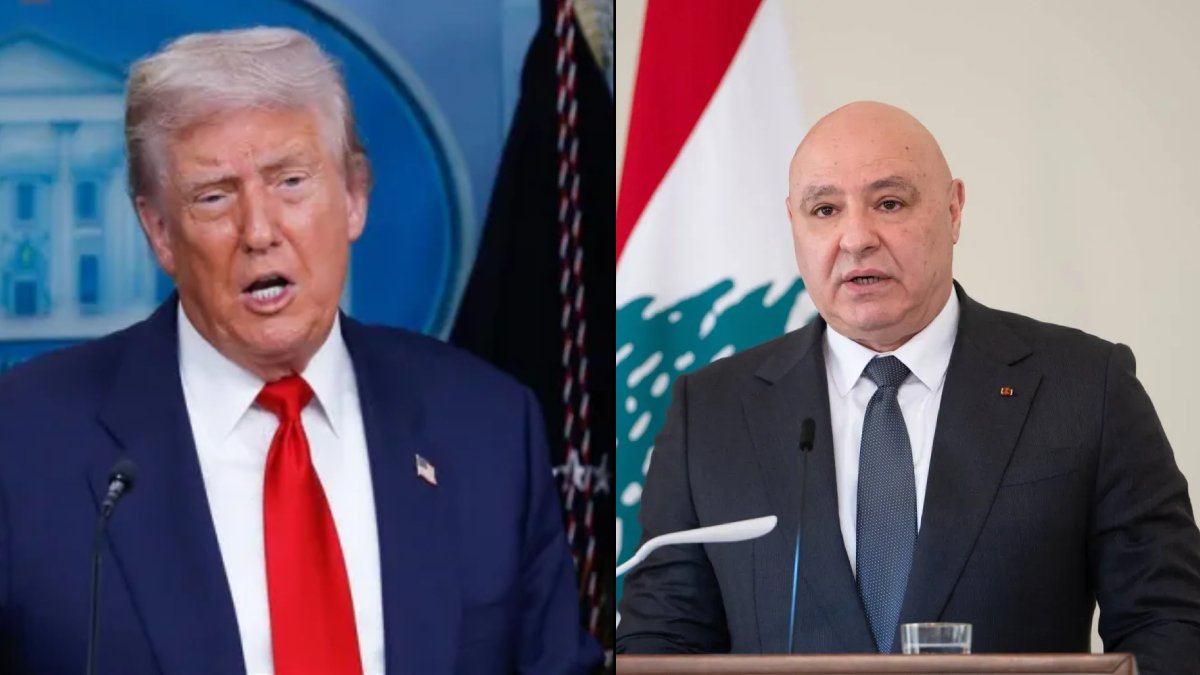 Lübnan Cumhurbaşkanı Avn ile ABD Başkanı Trump, telefonda görüştü