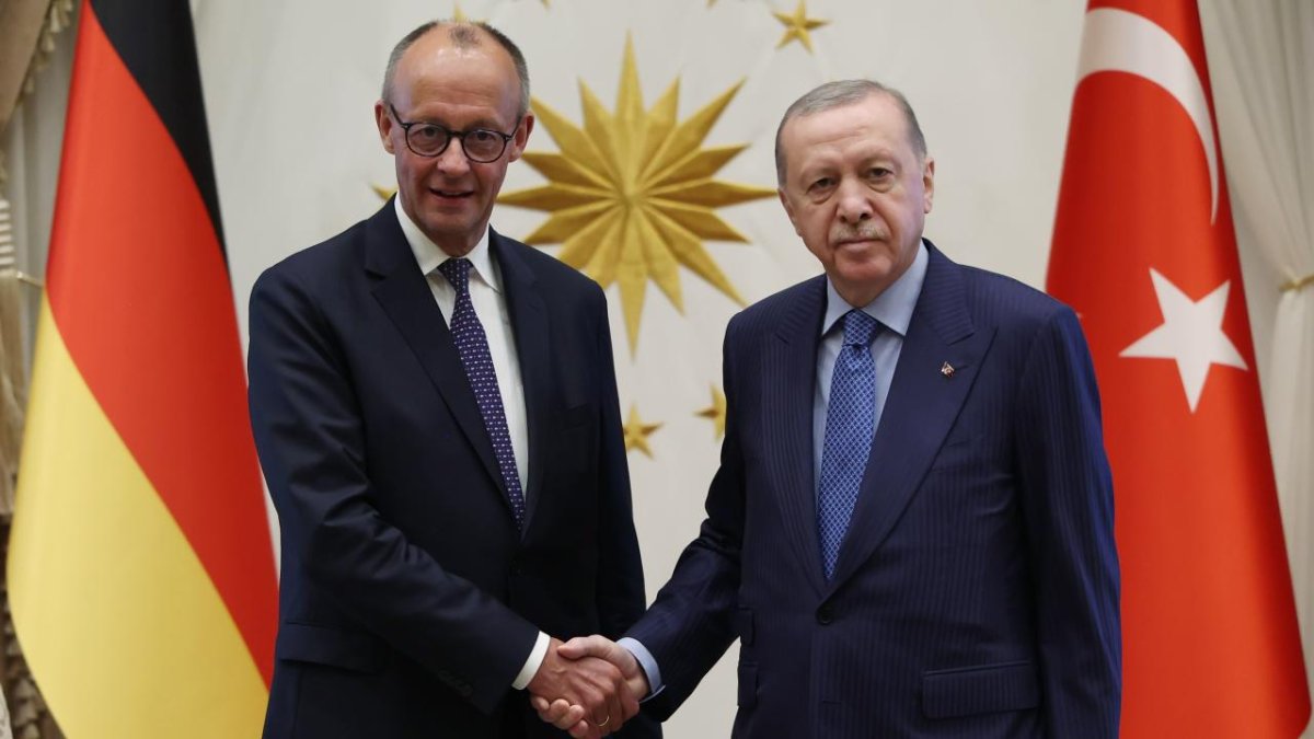Erdoğan, Almanya Şansölyesi Merz ile görüştü