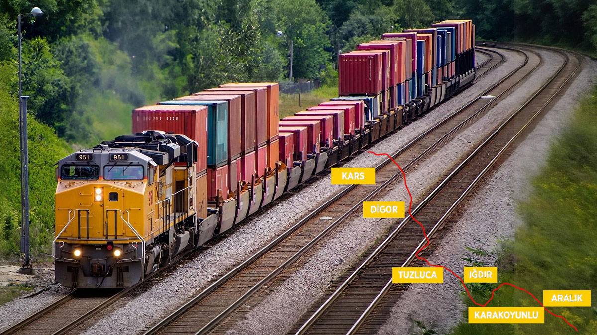 Türkiye ile Nahçıvan arasında demiryolu bağlantısı kuruluyor