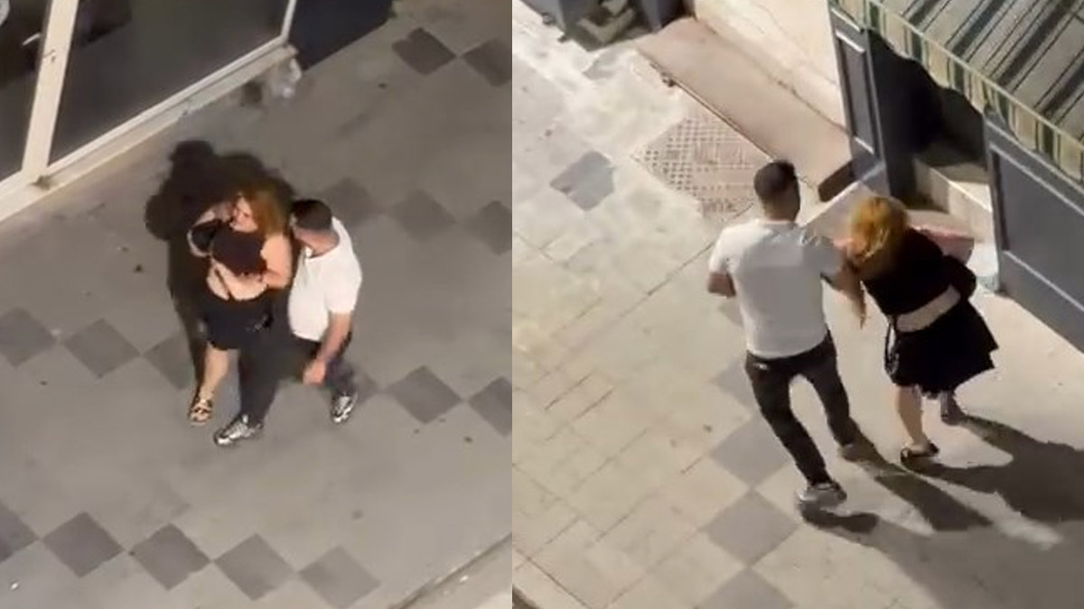 Silivri'de sokakta korku dolu anlar: 'Beni öldürecek' diyerek yardım istedi