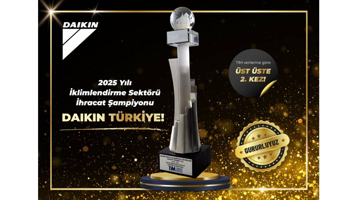 İklimlendirme sanayinin ihracat lideri yine Daikin Türkiye