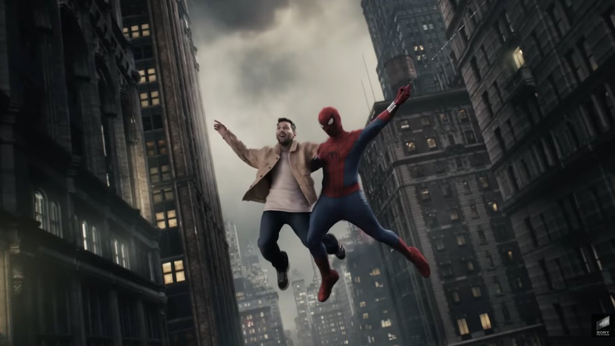 Messi, yeni Spider-Man filminin tanıtımında kamera karşısına geçti