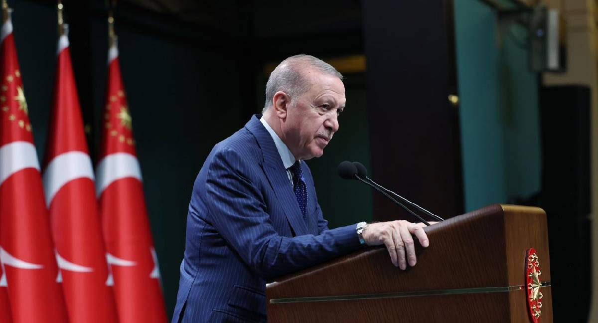 Erdoğan'dan İsrail'in 1915 kararına tepki: 73 bin Gazzeli'nin kanı olan cinayet şebekesinin iftirasını kale almıyoruz