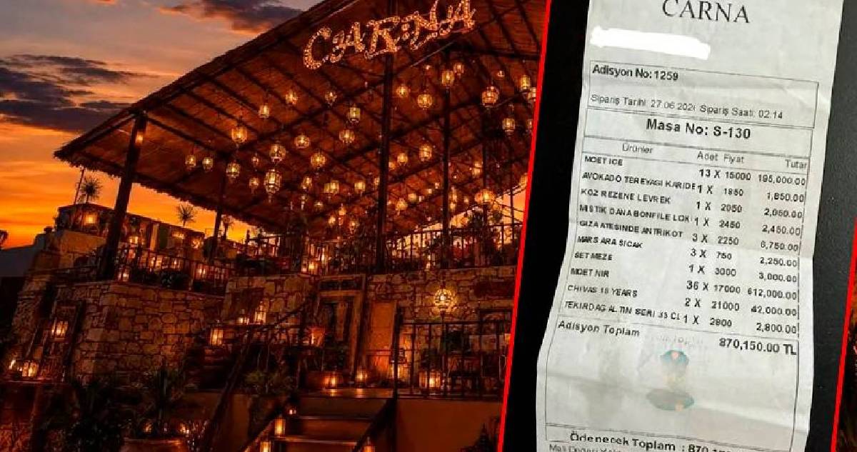 Alaçatı’da eğlenmek pahalıya patladı: Mekanda gelen 870 bin 150 TL’lik fatura şaşkına çevirdi