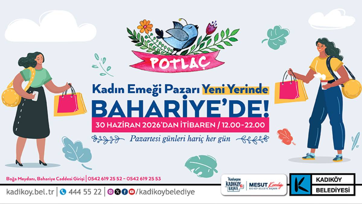 Potlaç, Kadın Emeği Pazarı Bahariye’den 'yaza merhaba' dedi