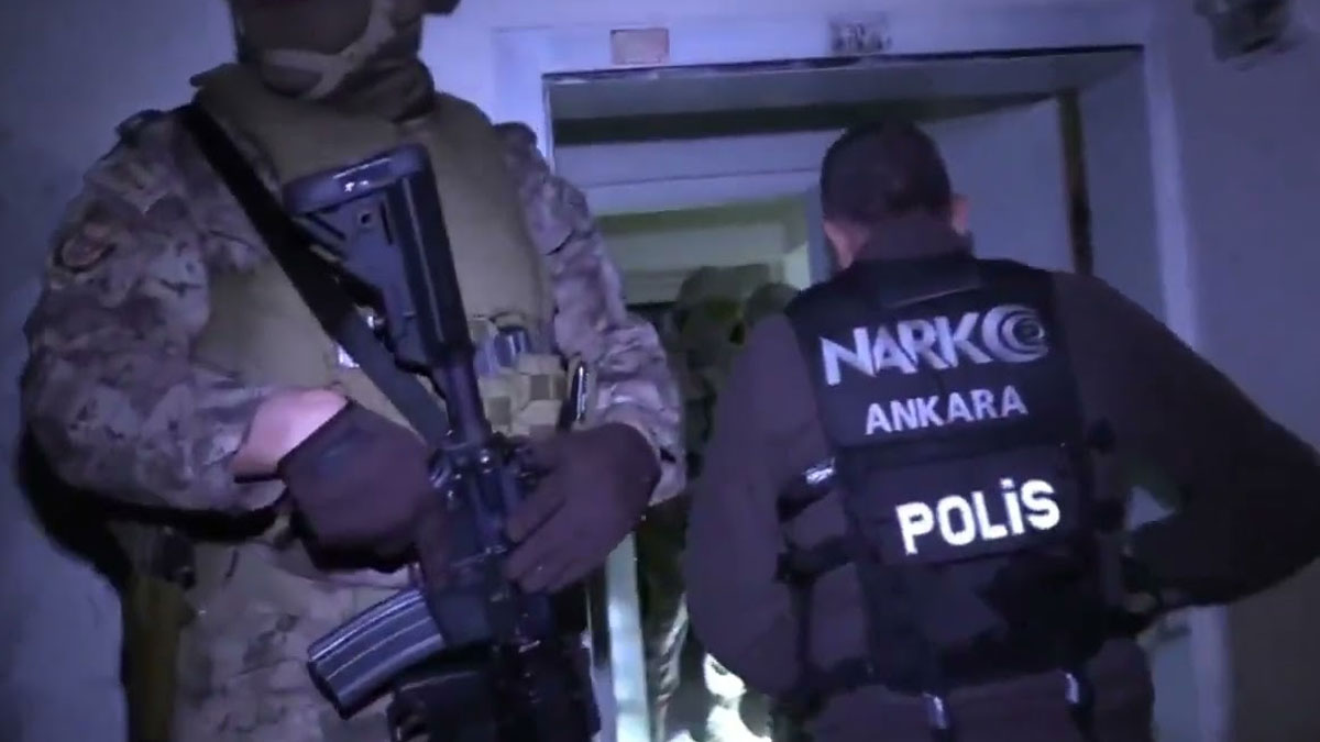 Başkentte Narkogüç operasyonu: 10 bin hap ele geçirildi