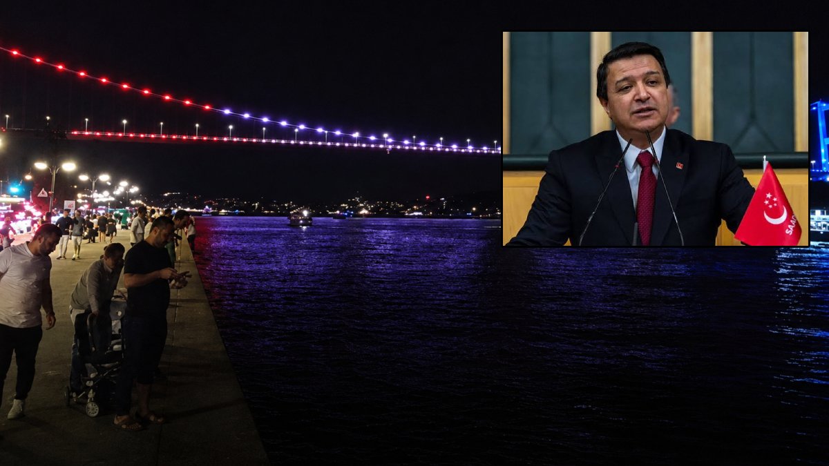 Arıkan’dan FSM Köprüsü'nün ABD renklerine bürünmesine sert tepki: Bu dostluk değil