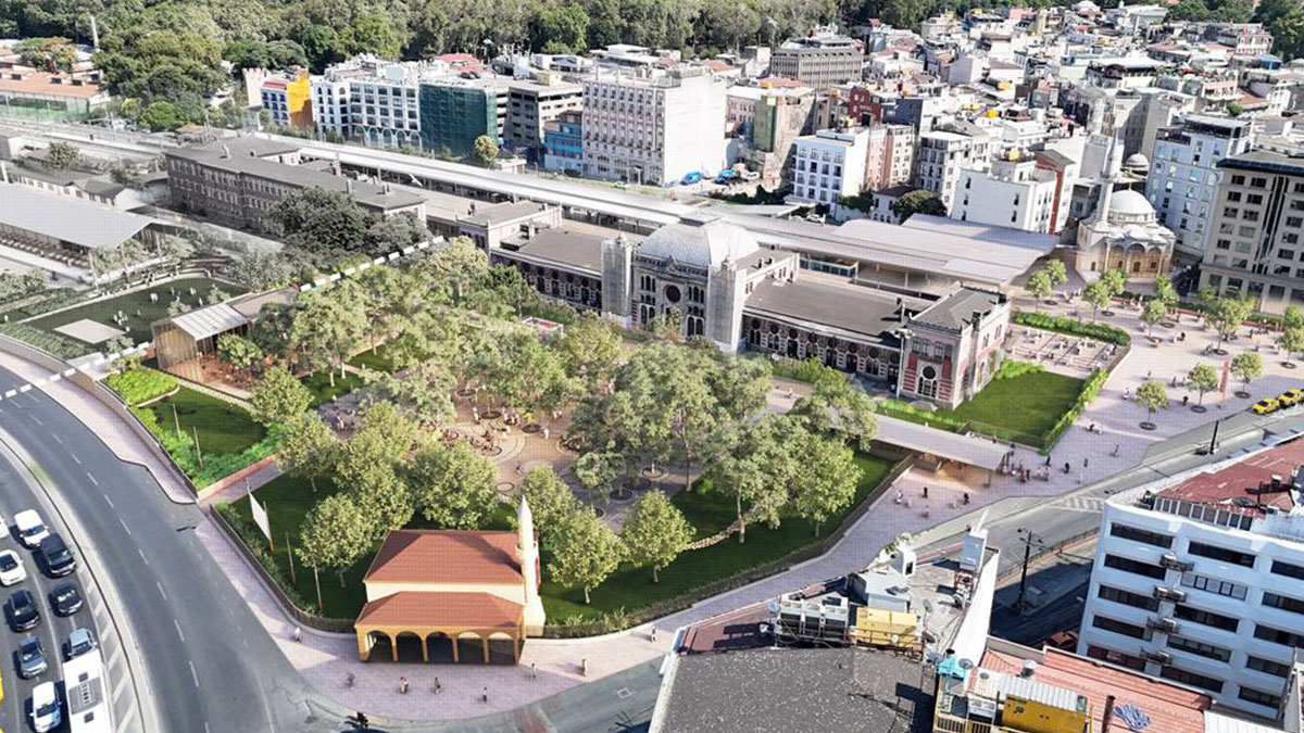 Sirkeci Garı'nda niteliksiz yapılar yıkılıyor, eski ihtişam geri dönüyor