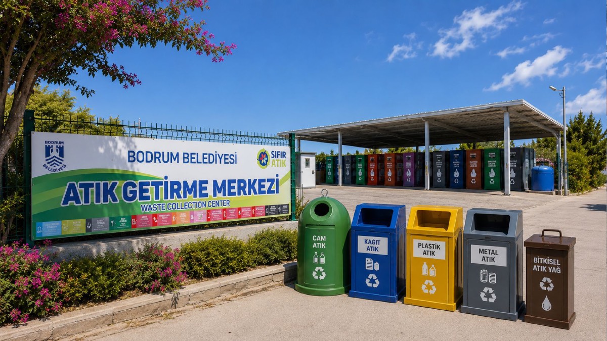 Bodrum’da 106 bin kiloyu aşan atık geri dönüştürüldü