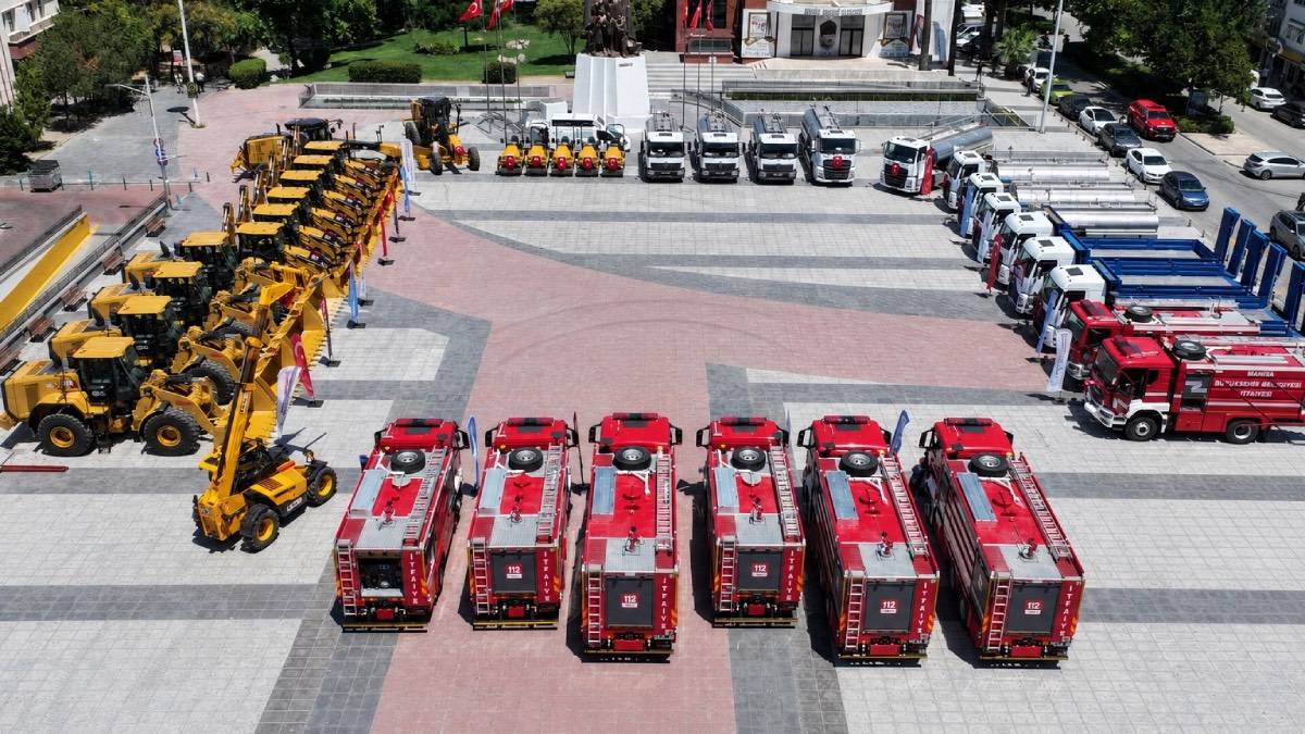 Manisa Büyükşehir’den 350 milyon TL’lik araç filosu takviyesi
