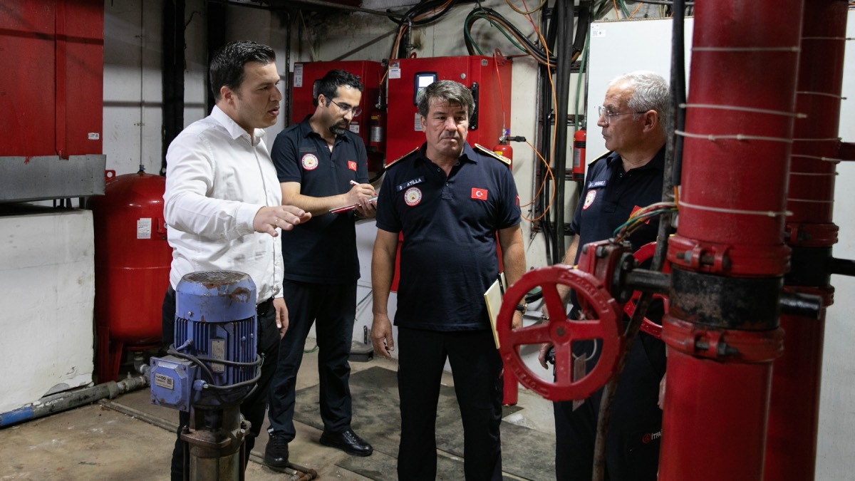 Mersin Büyükşehir’den turizm tesislerinde yangın denetimi