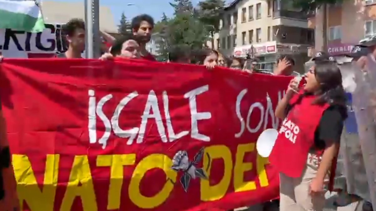 Tüm önlemlere rağmen Ankara'da NATO protestosu: Çok sayıda kişi gözaltında