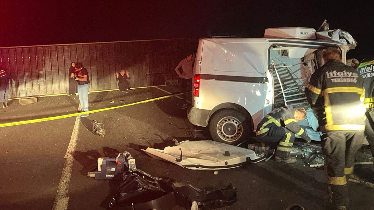 Tekirdağ'da zincirleme facia: Baba, kızı ve yeğeni hayatını kaybetti