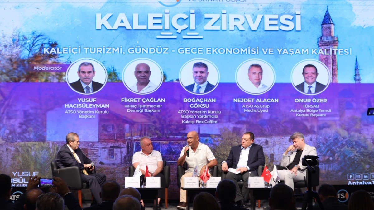 Antalya’da Kaleiçi’nin turizm potansiyeli için iş birliği çağrısı