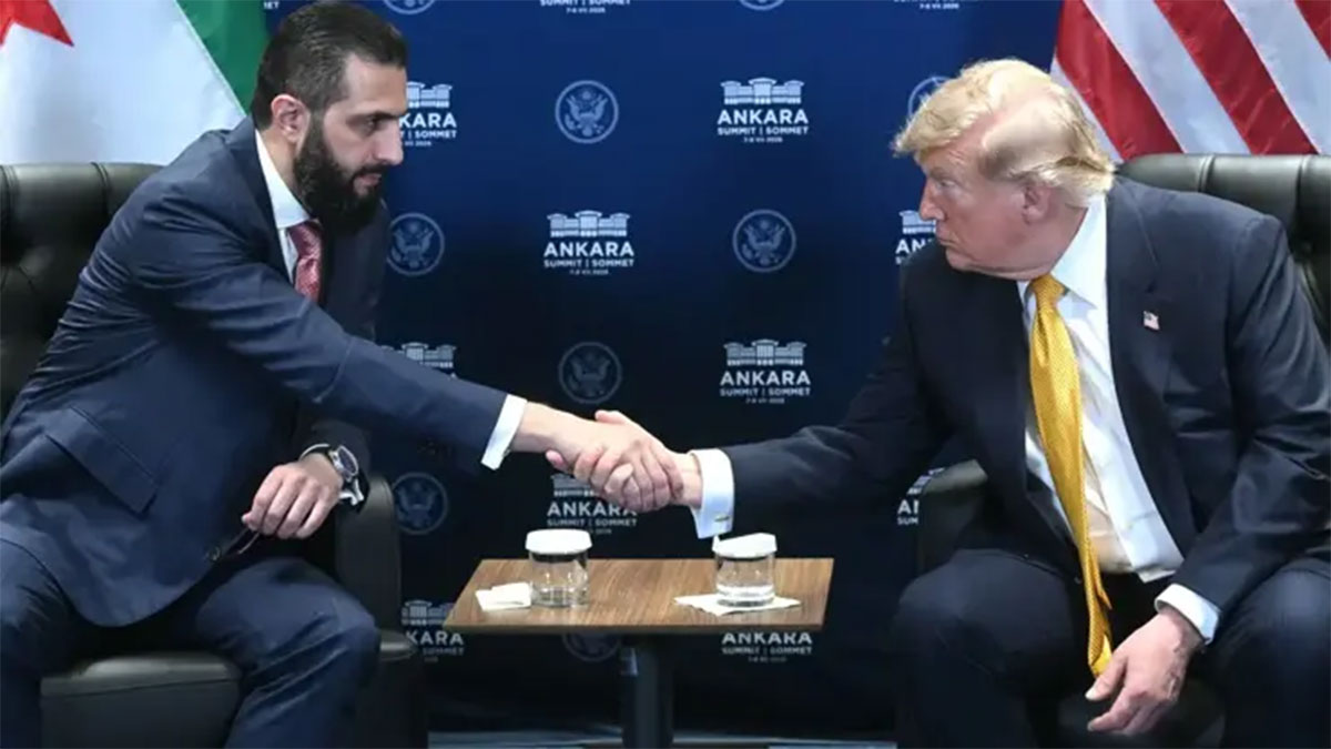 Trump, Şara ile görüştü: "Herkesin saygı duyduğu bir isim"