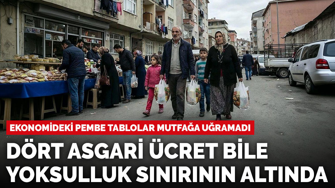 Asgari ücret yoksulluk sınırının altında