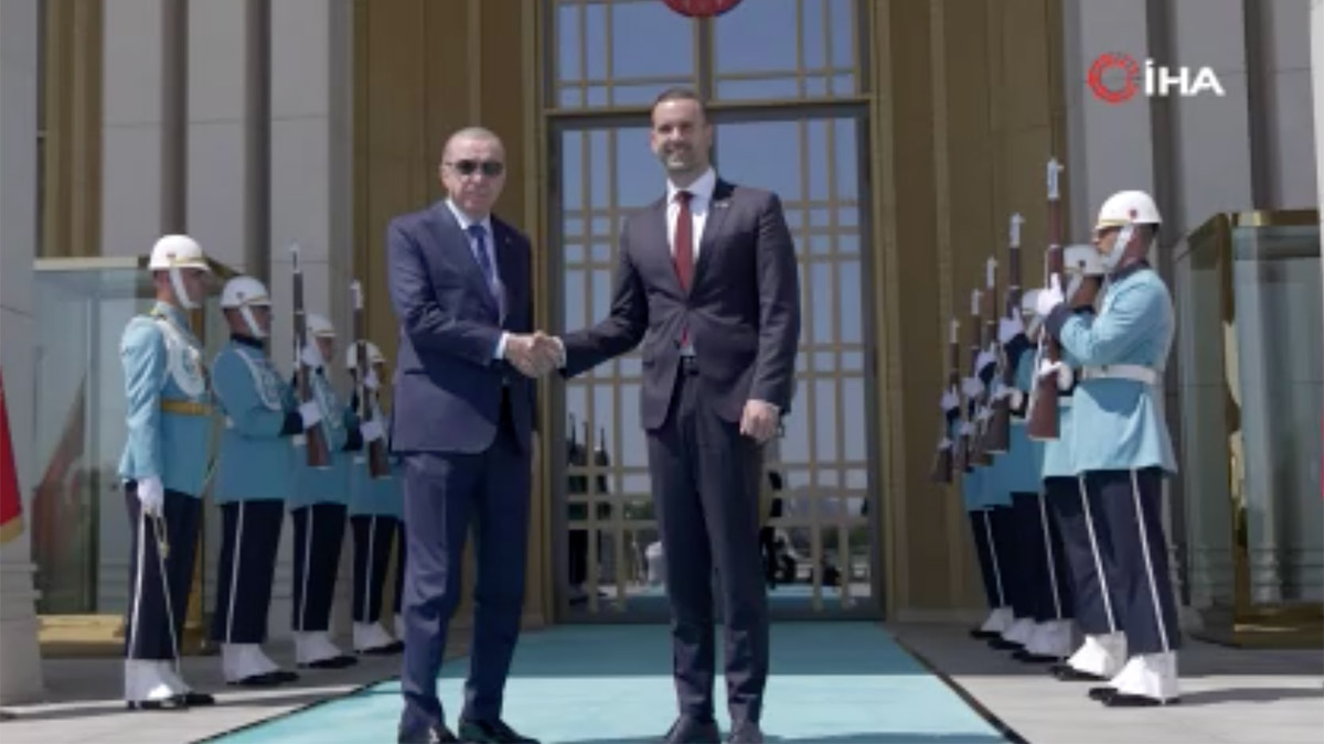Cumhurbaşkanı Erdoğan, Karadağ Başbakanı Spajic'i kabul etti