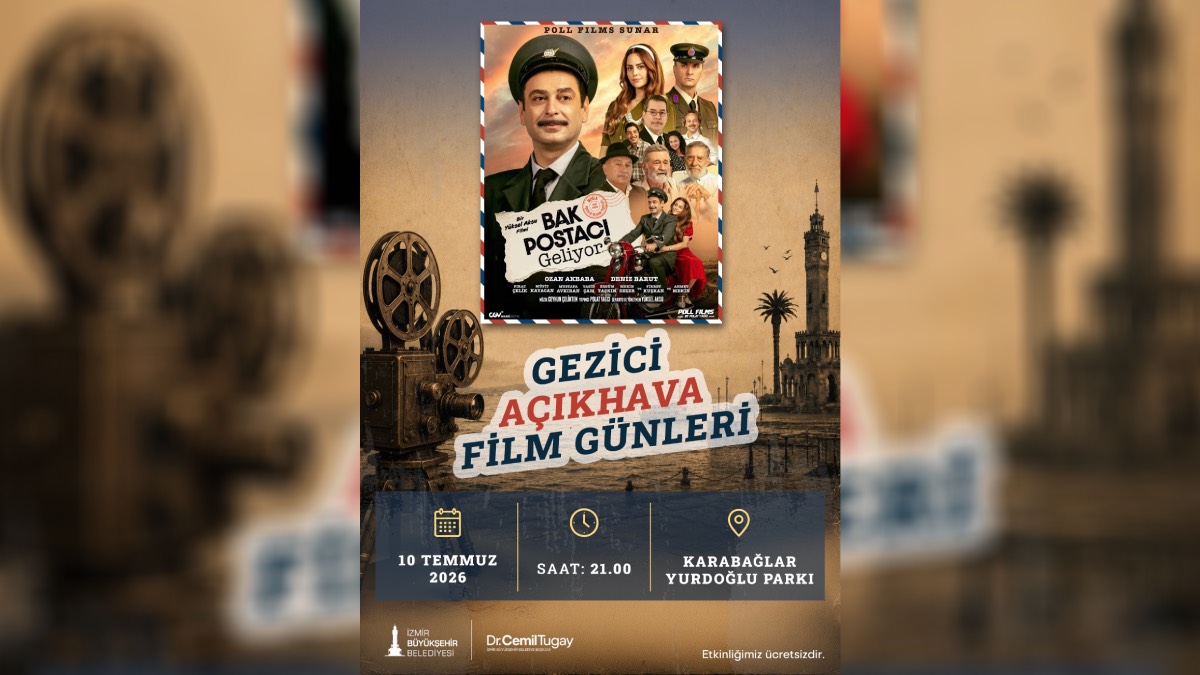 İzmir'de Gezici Açıkhava Film Günleri Karabağlar'da başlıyor