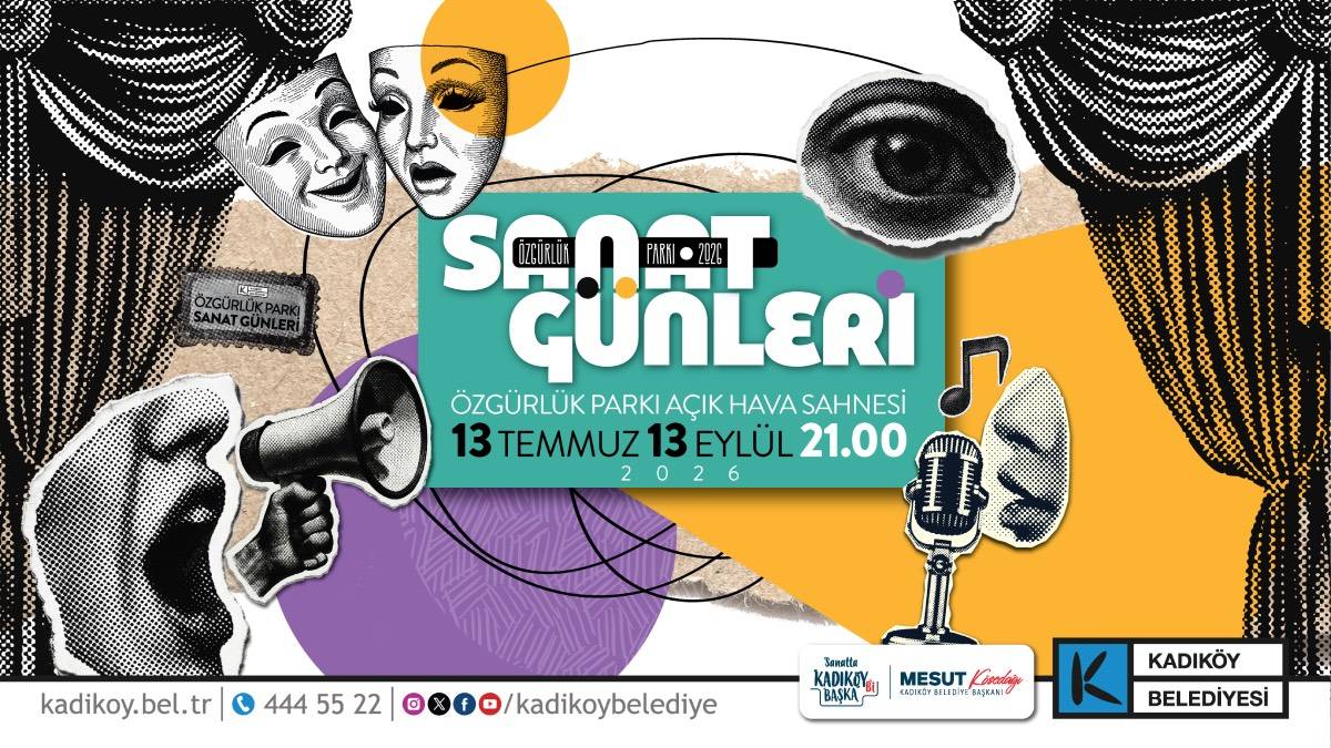 Kadıköy’de Özgürlük Parkı Sanat Günleri başlıyor