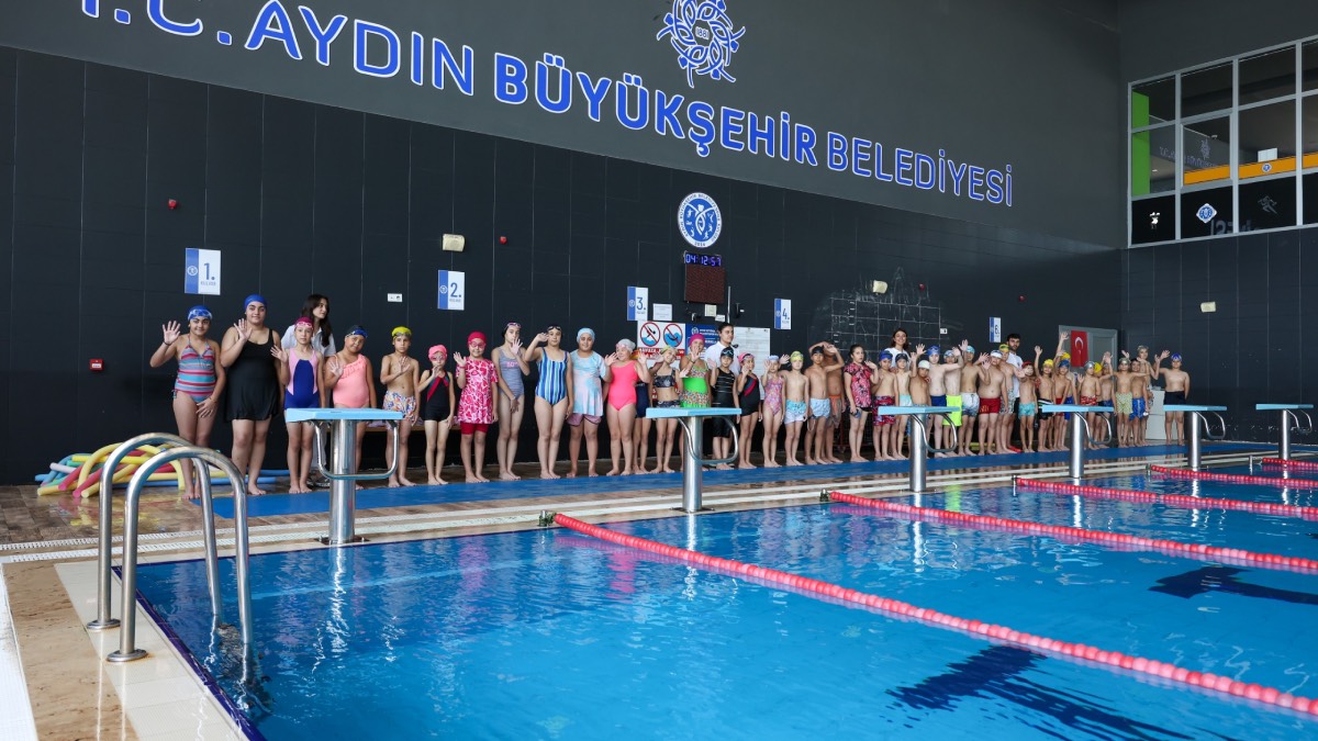 Aydın Büyükşehir yaz etkinliklerinde çocuklar havuzla buluşuyor