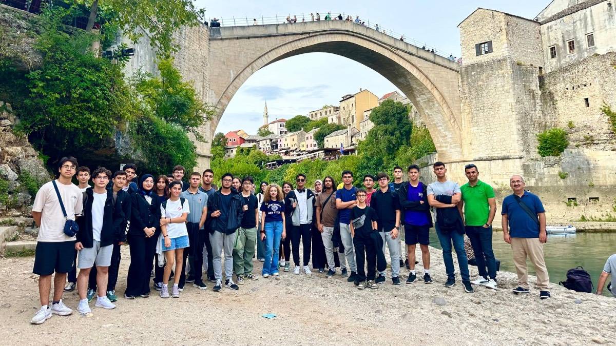LGS’de tam puan alan Gaziantepli öğrencilere Bosna Hersek gezisi