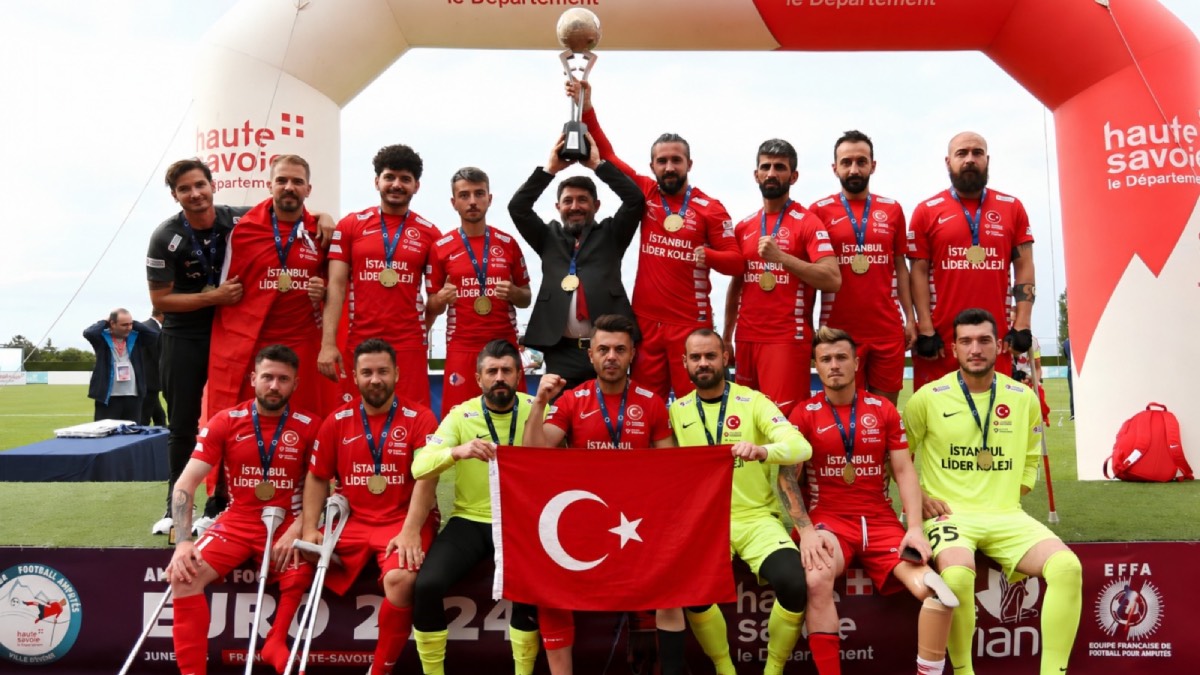 İstanbul Lider Koleji, Ampute Futbol Milli Takımı’nın ana sponsoru oldu