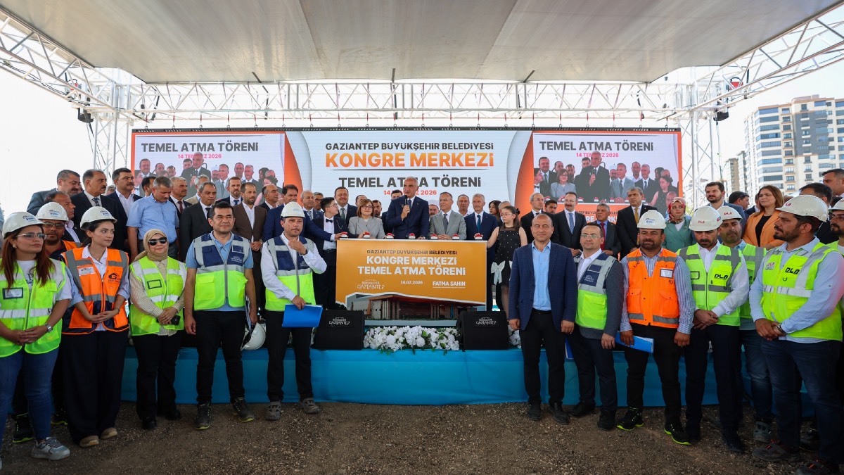 Gaziantep Kongre ve Fuar Merkezi’nin temeli atıldı