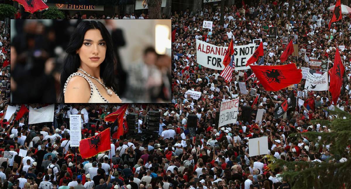 Dua Lipa’dan Arnavutluk’taki Trump karşıtı protestolara destek: Halkın sesine kulak verin