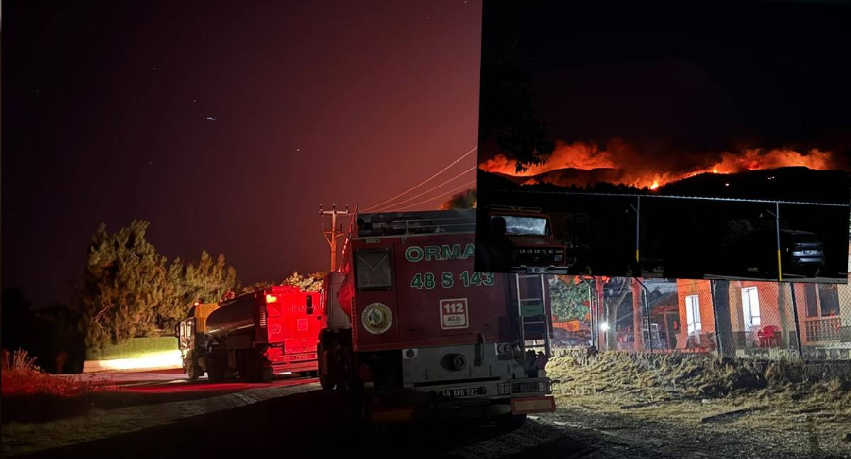 Muğla'da üç ilçede yangın: Müdahale devam ediyor