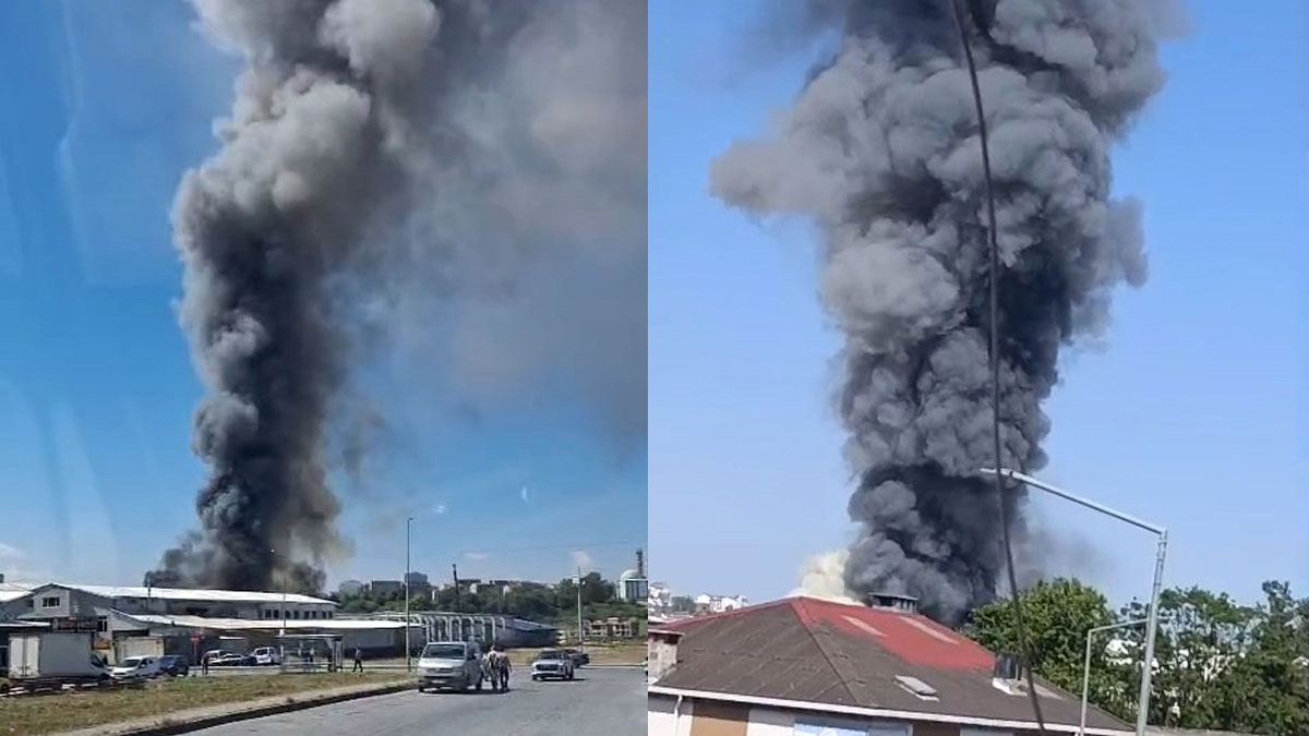 Son dakika! Arnavutköy'de fabrika yangını: Çok sayıda itfaiye ekibi sevk edildi