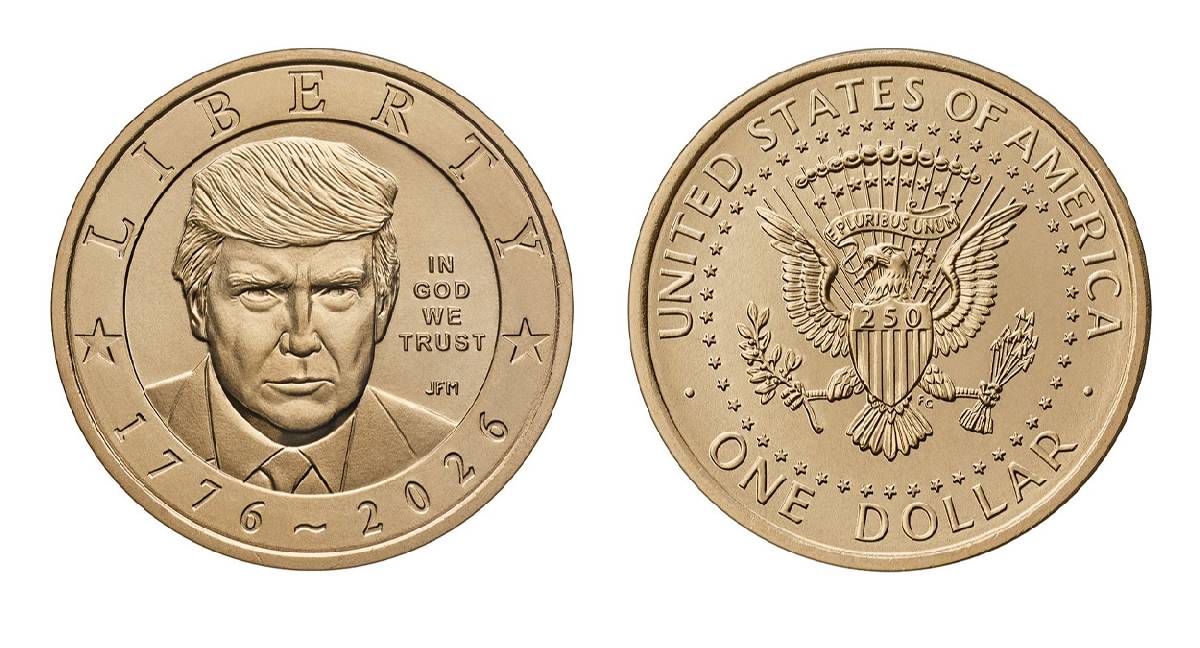 250'nci yıla özel Trump'ın portresi altın madene basılacak