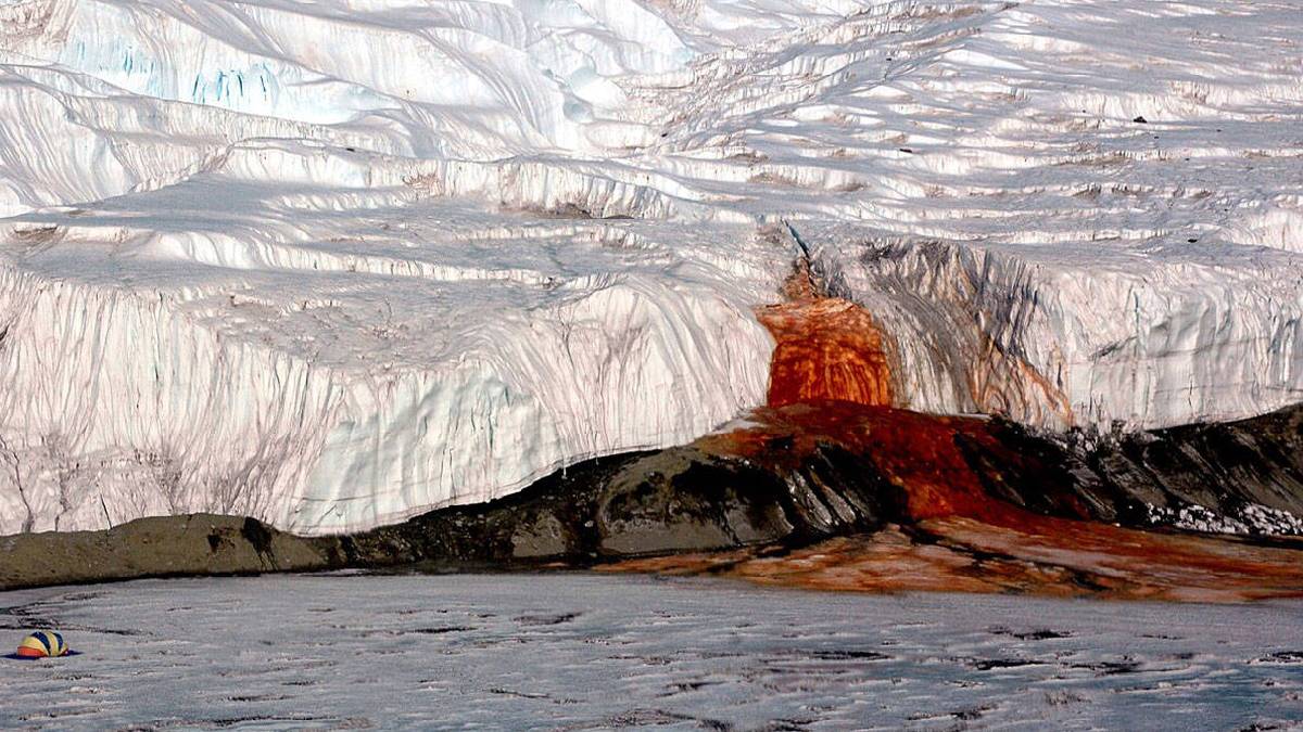 1,5 milyon yıllık sır aydınlandı: Kan Şelaleleri'nin kaynağı ortaya çıktı