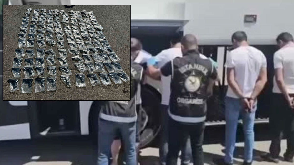 İstanbul'da silah operasyonu: Otobüsten cephanelik çıktı