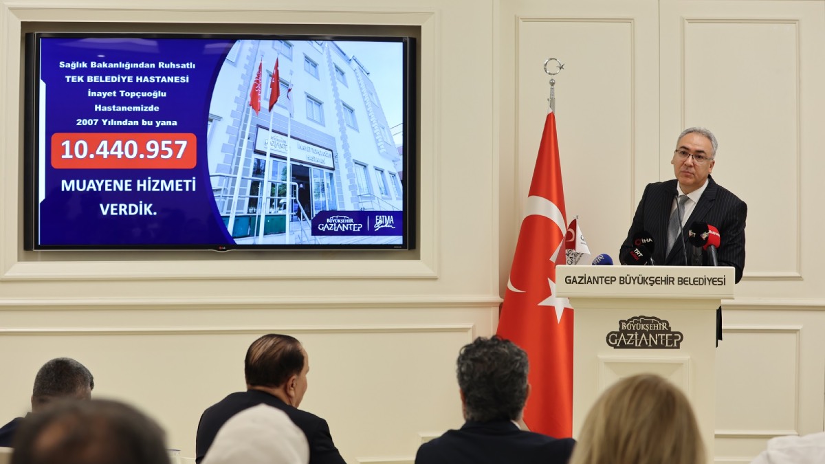 Gaziantep Büyükşehir Belediyesi sağlık ve sosyal hizmet çalışmalarını tanıttı