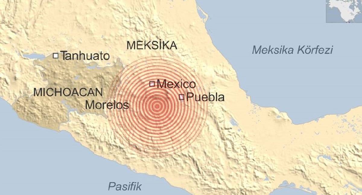 Meksika'da 5.3 büyüklüğünde ikinci deprem