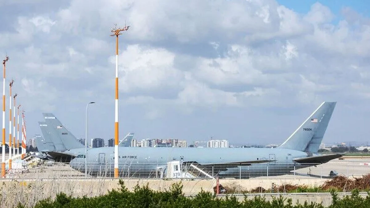 İsrail: ABD'ye ait yakıt ikmal uçakları askeri üslerde konuşlandırılacak
