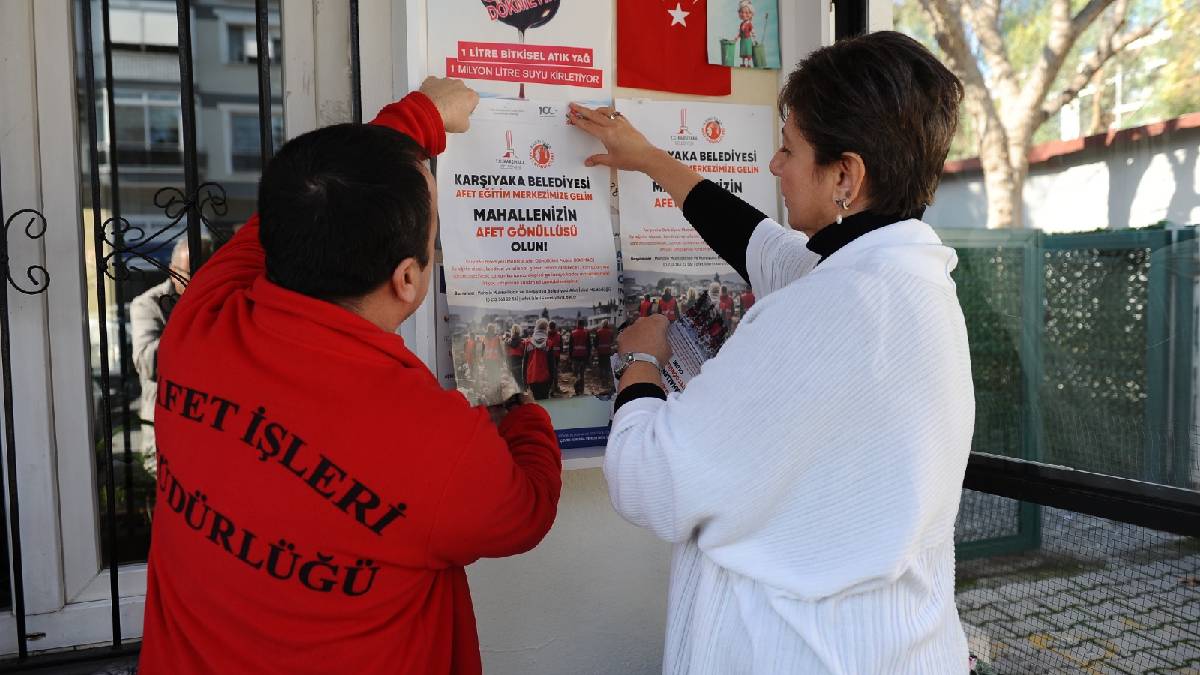 Karşıyaka’da afetlere karşı gönüllü seferberliği büyüyor
