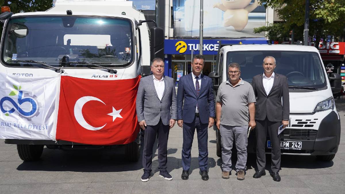 Çorlu Belediyesi hizmet filosunu güçlendirmeye devam ediyor