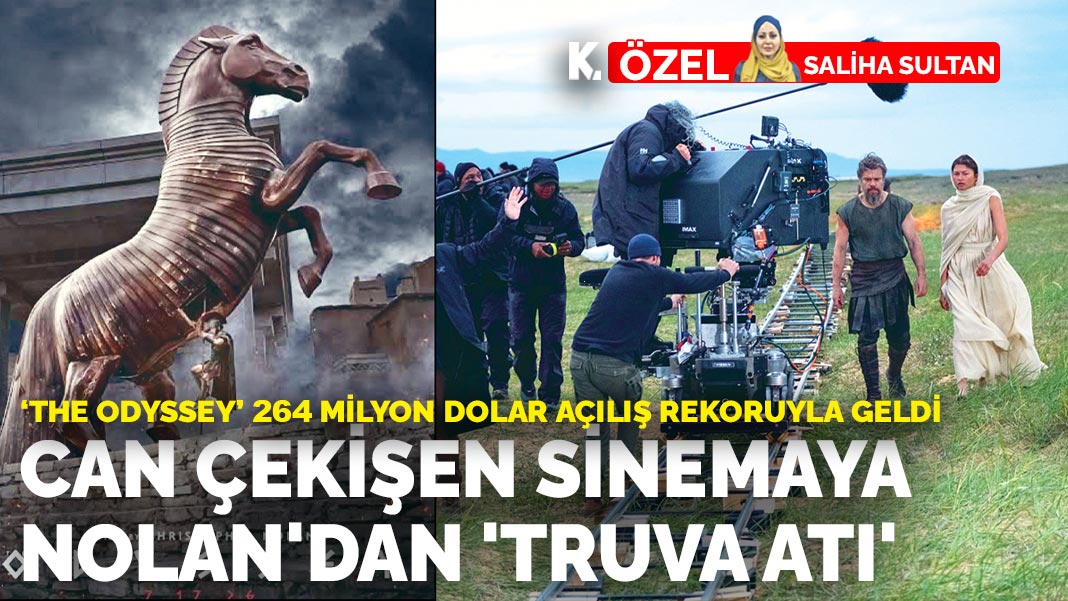 'The Odyssey' 264 milyon dolar açılış rekoruyla geldi: Can çekişen sinemaya Nolan’dan ‘Truva Atı’