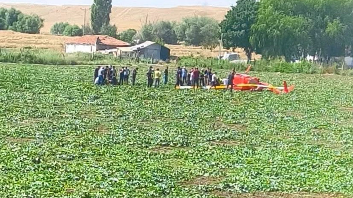 Son dakika! Ankara'da eğitim helikopteri düştü: Ekipler olay yerine sevk edildi