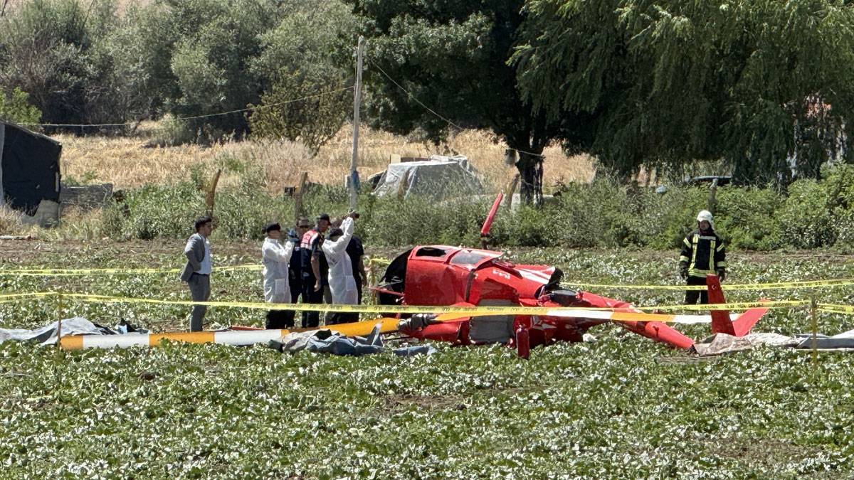Son dakika! Ankara'da eğitim helikopteri düştü: Ekipler olay yerine sevk edildi