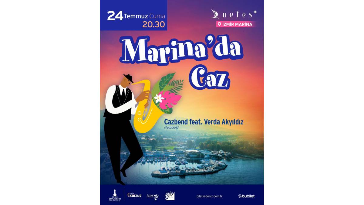 İzmir Marina’da ritim, deniz ve müzik bir arada