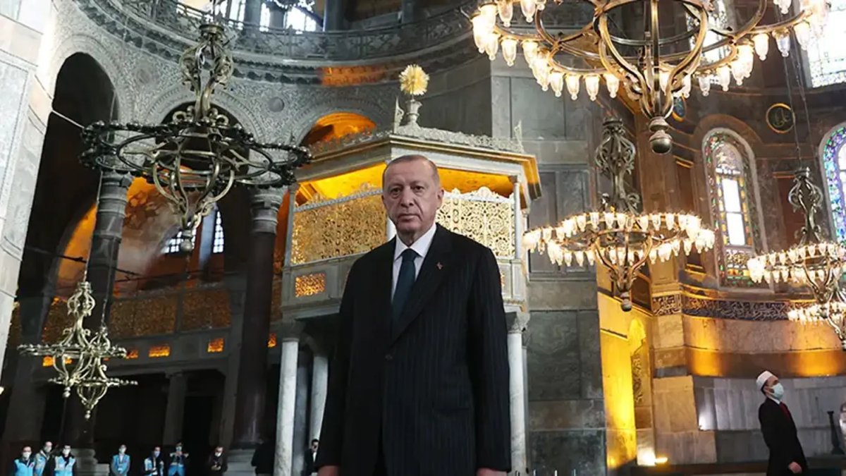 Erdoğan'dan Ayasofya mesajı: 'Ayasofya yalnızca bir ibadet mekanı değildir'