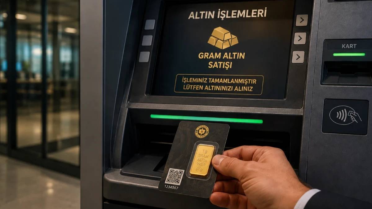 Bankalardan yeni dönem: ATM'den altın alınabilecek