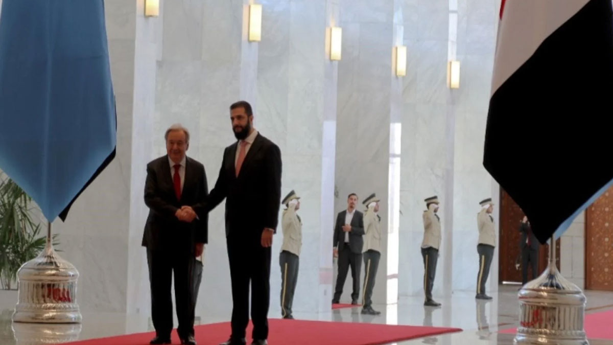 BM Genel Sekreteri Guterres 17 yıl aradan sonra Suriye’de