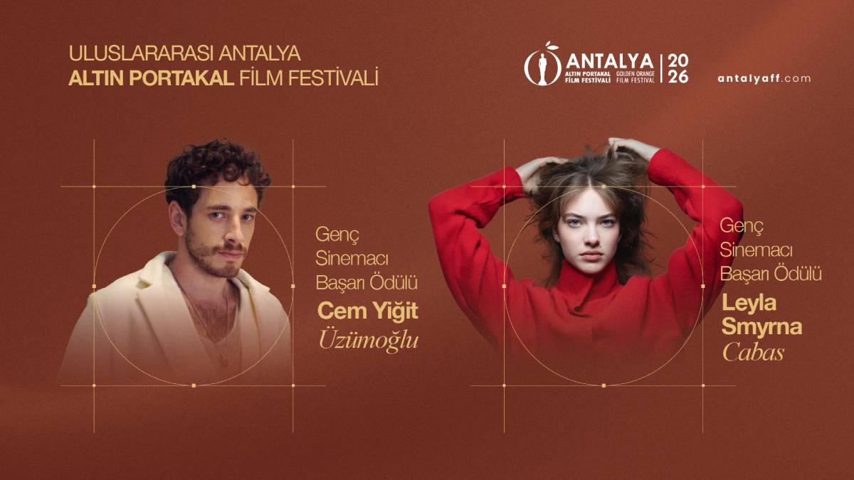 Altın Portakal’ın Genç Başarı Ödülleri Cem Yiğit Üzümoğlu ve Leyla Smyrna Cabas’a