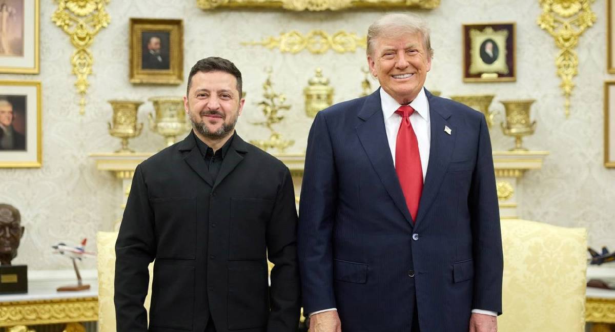Trump ile Beyaz Saray'da görüşen Zelenskiy'den açıklama: Verimli bir görüşme yaptık