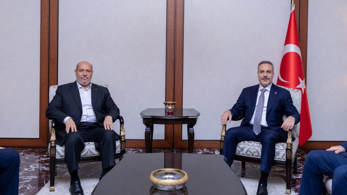 Bakan Fidan, Hamas Siyasi Büro Şefi Hayye’yi kabul etti