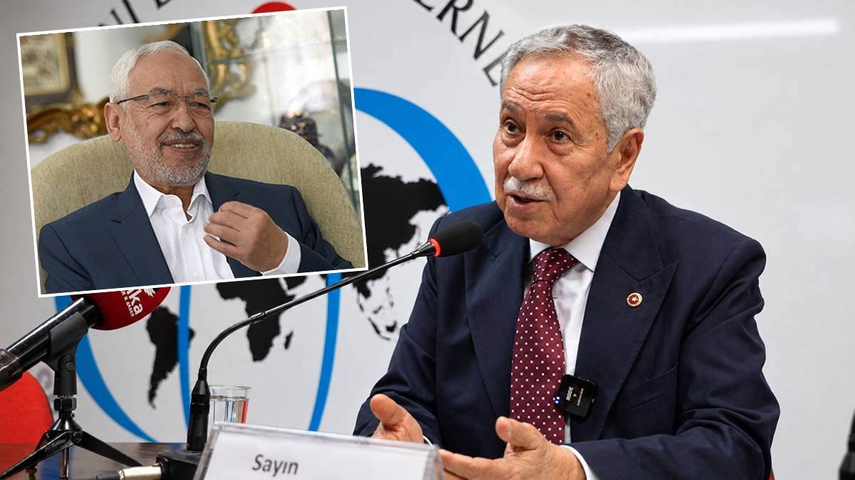 Bülent Arınç’tan Gannuşi için çağrı: Süreç insanî açıdan yeniden değerlendirilmeli